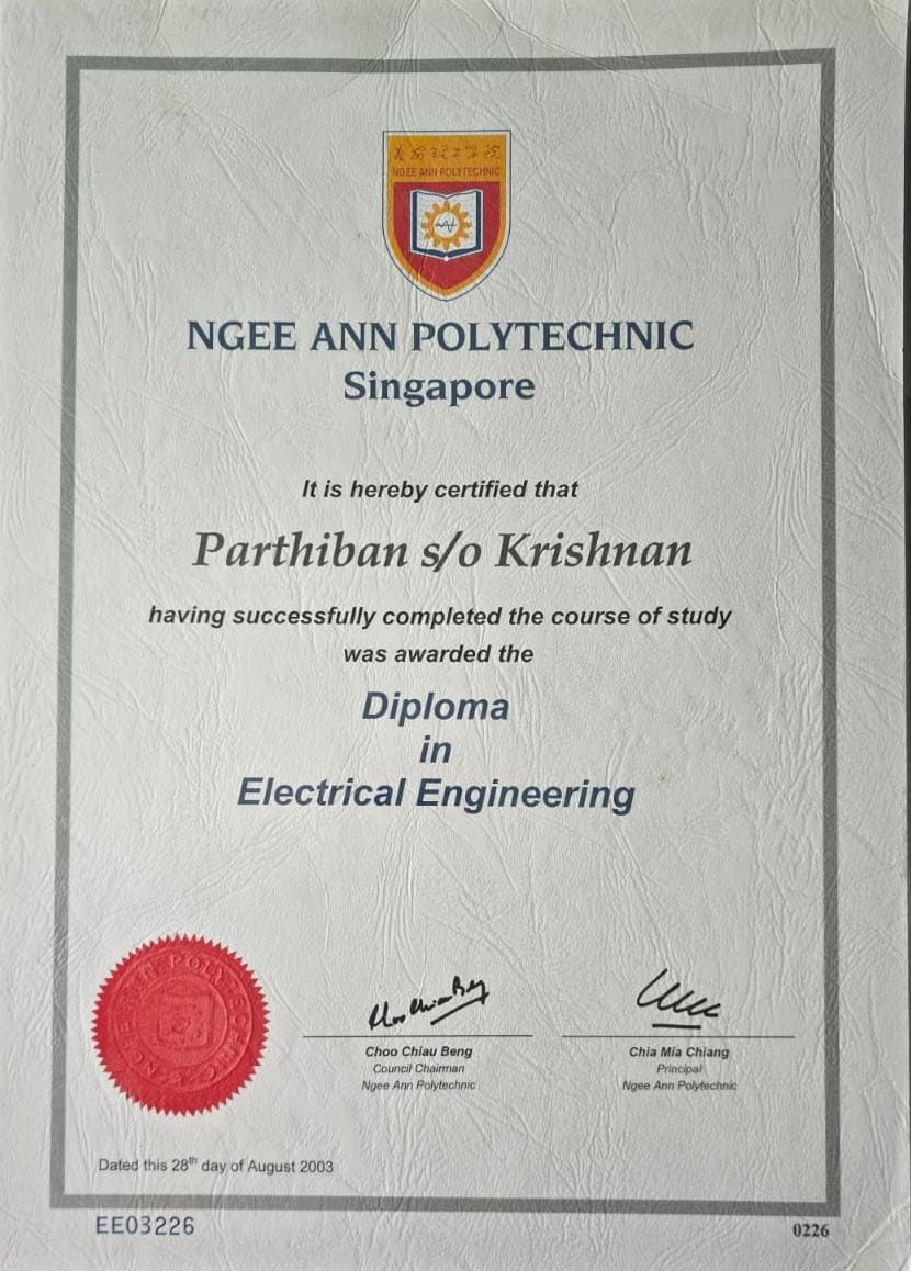 Certificate 1